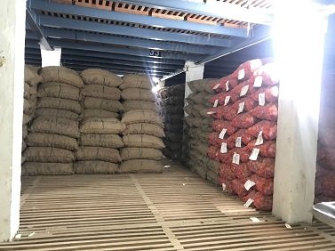 Potato Bag Storage