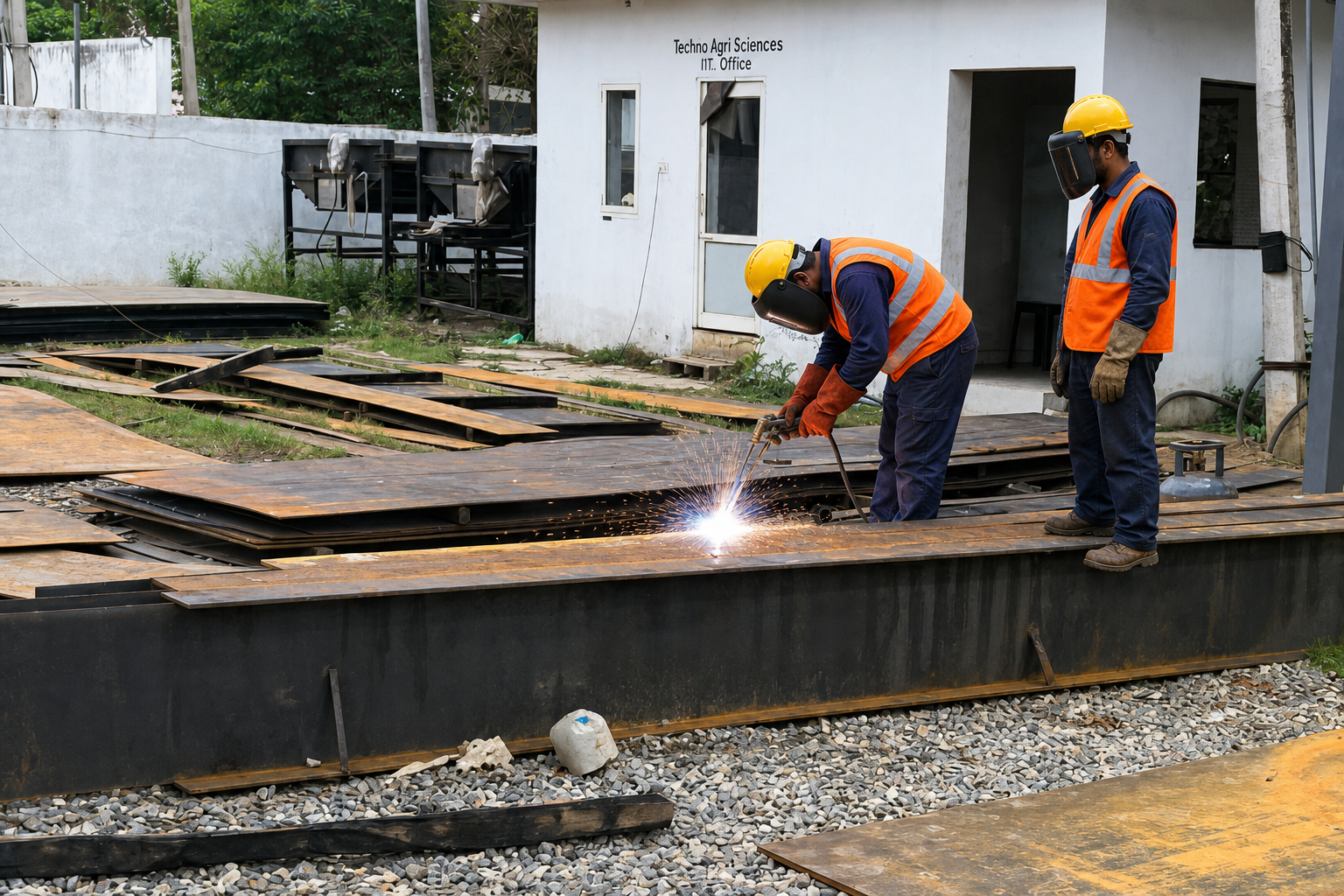 Welding work