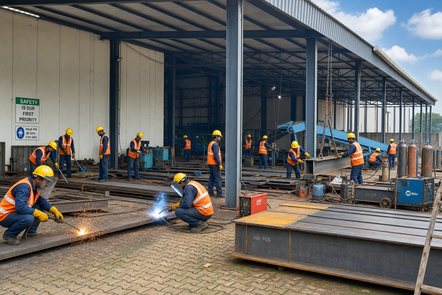 Steel cutting