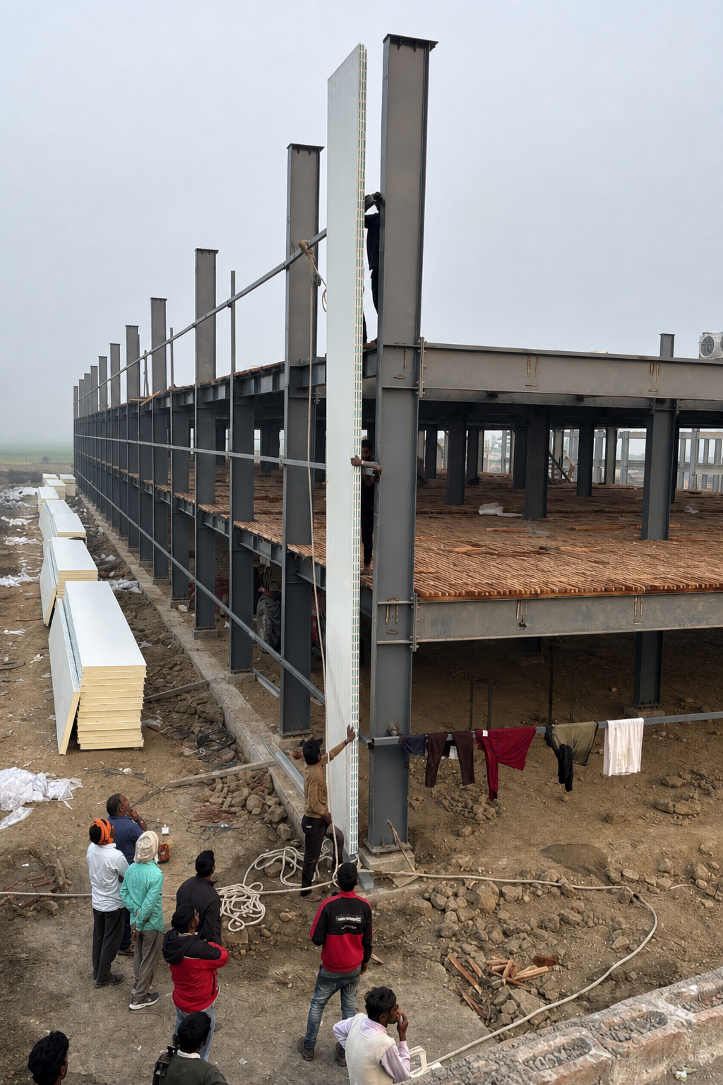 Panel Installation Workers