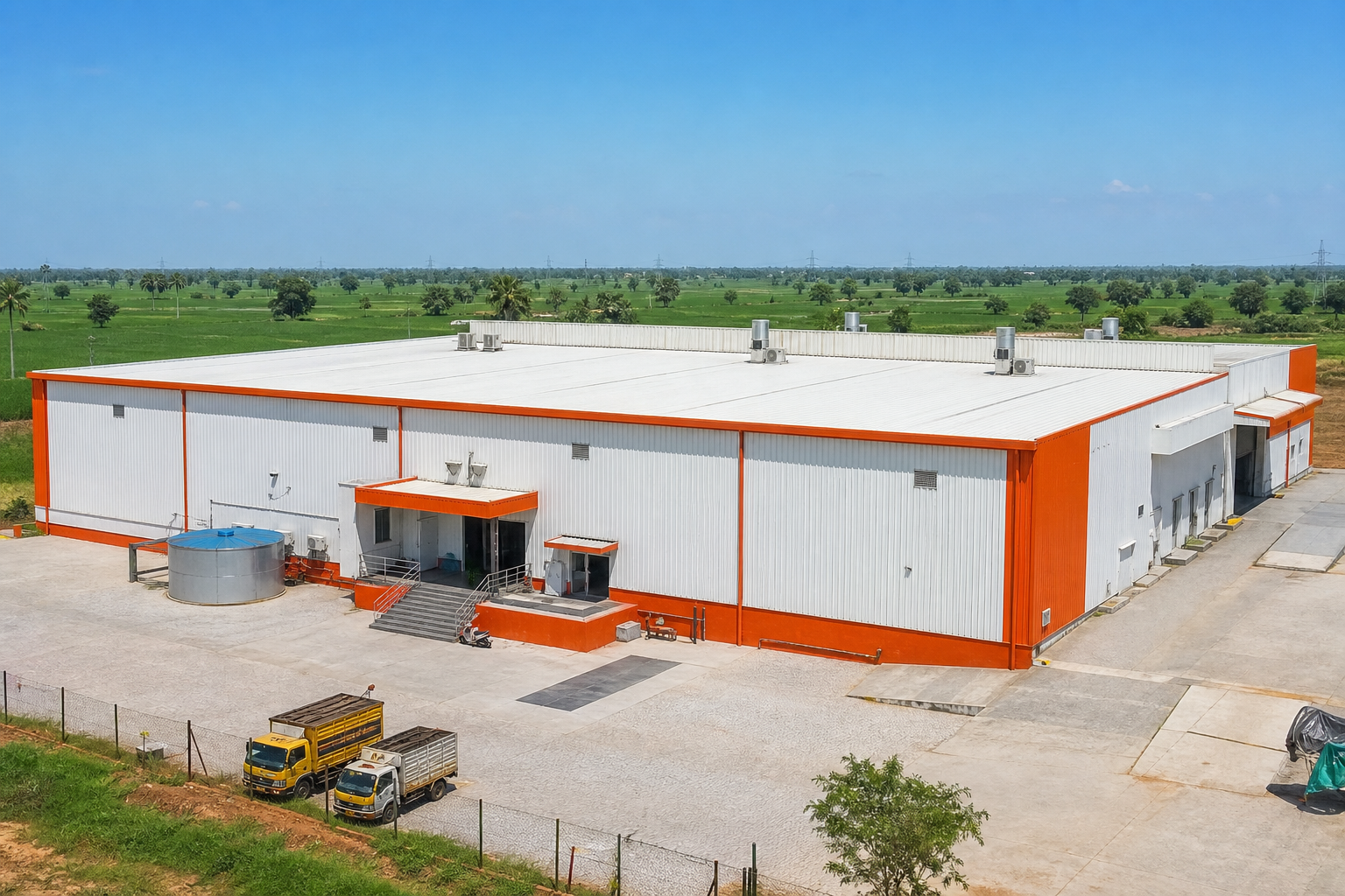 Completed Cold Storage Wide View